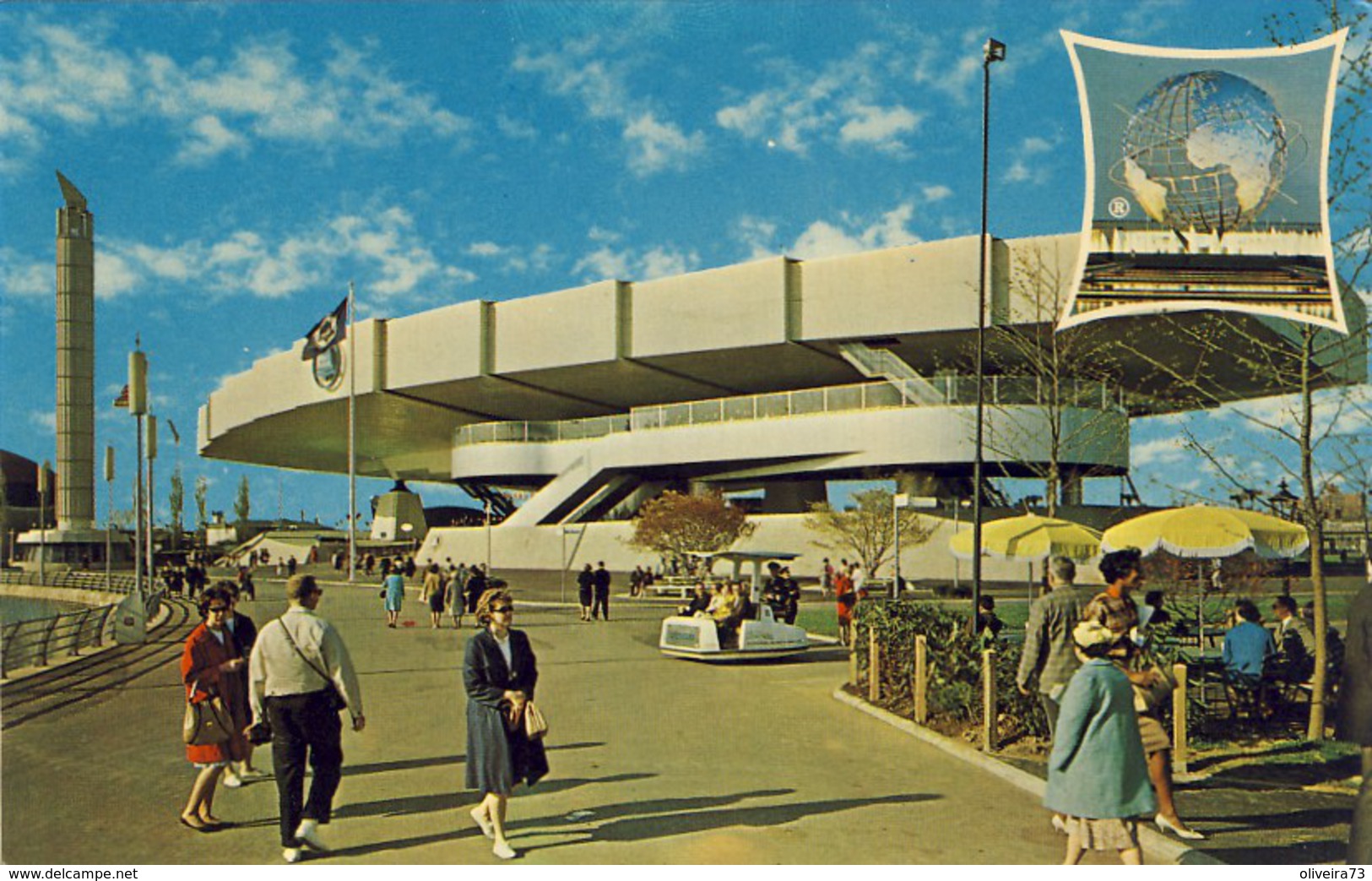 BELL TELEPHONE  PAVILON. NEW YORK WORLD'S FAIR 1964-1965, 2 Scans - Exposiciones