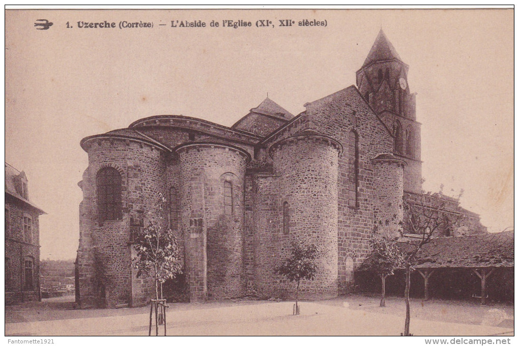 UZERCHE L'ABSIDE DE L'EGLISE  (dil183) - Uzerche