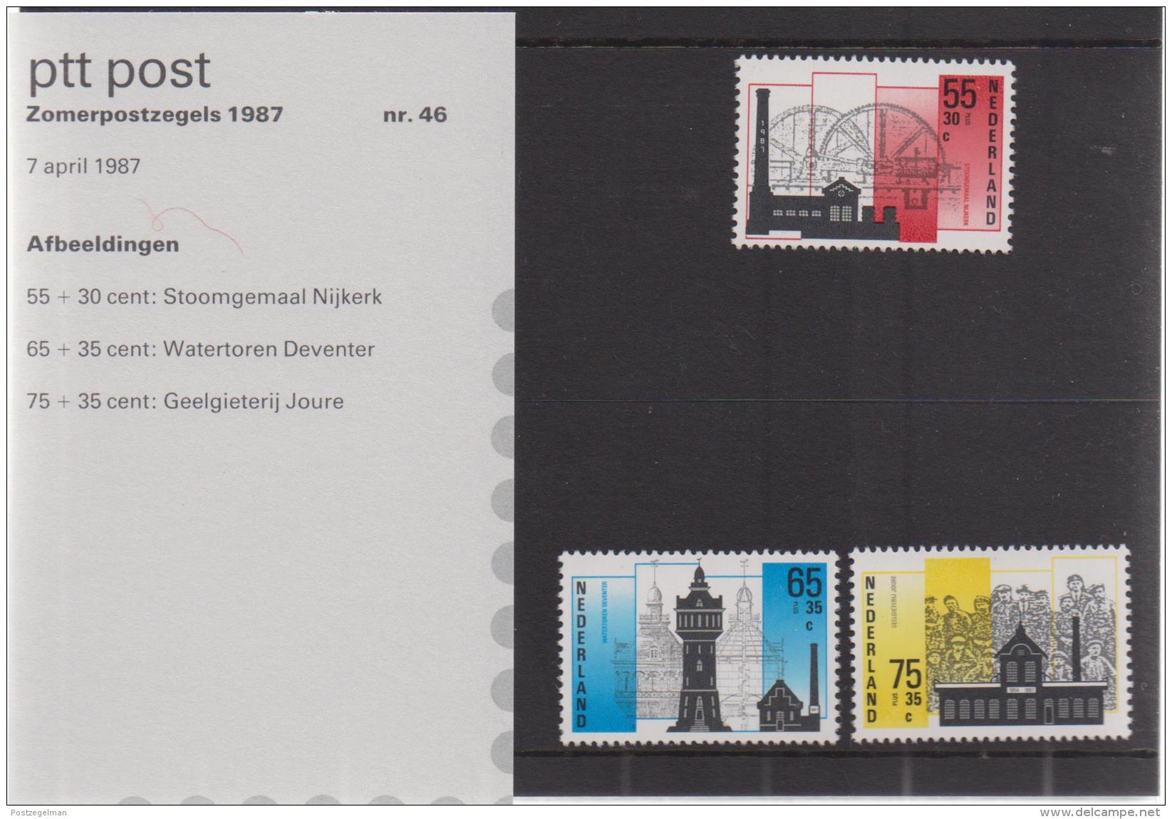 NEDERLAND, 1987, Mint PTT Mapje Summer Issues, Map 46, F1135 - Covers & Documents