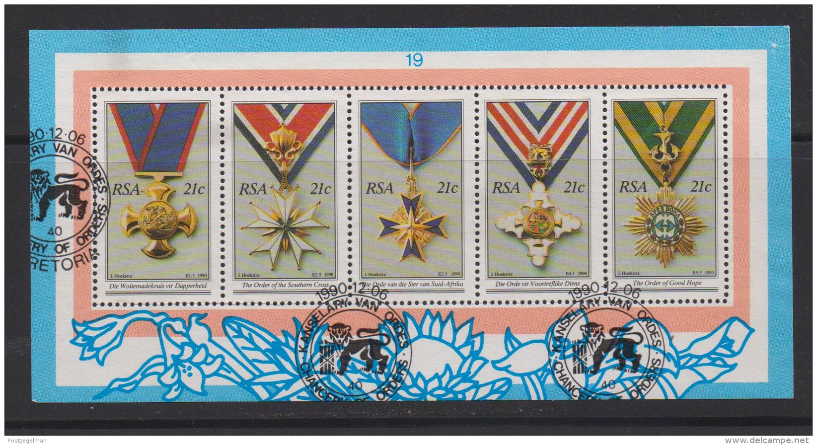 SOUTH AFRICA, 1990, CTO  Mini Sheet, Cooperation In Southern Africa, MS 24, #5372 - Gebruikt