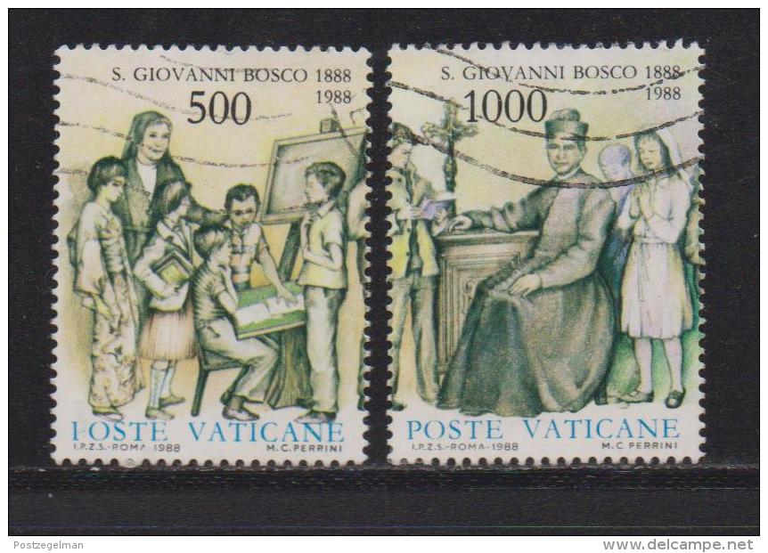 VATICAN, 1988, Used Stamps , St. John Bosco, 937=939, #4426, 2 Value(s) Only - Used Stamps