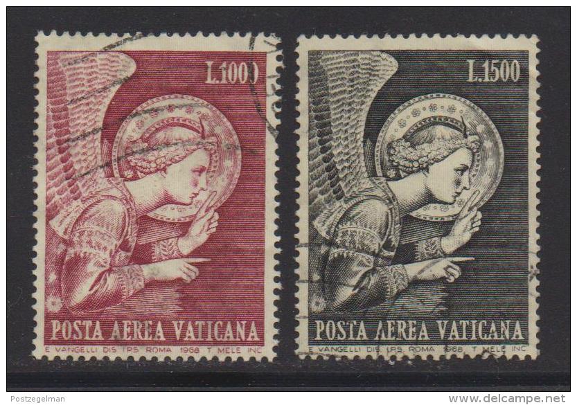 VATICAN, 1968, Used Stamps , The Nativity, 536-537,  #3942, Complete - Used Stamps