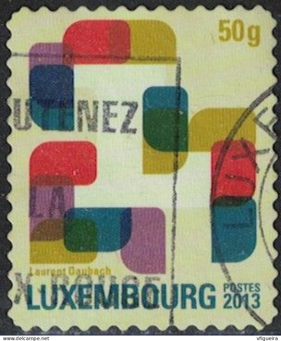 Luxembourg 2013 Oblitéré Used Postocollants Série L Blocs Colorés Y&T LU 1921 - Gebraucht