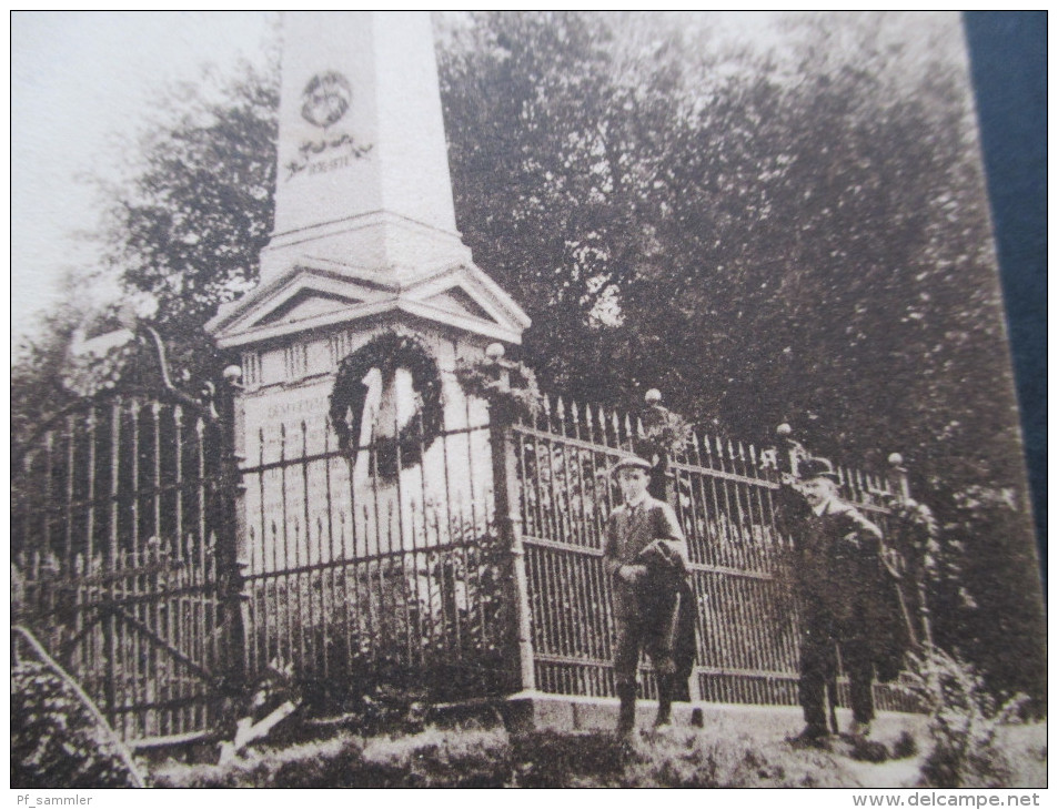 AK 1. WK Saarbrücken Feldpostkarte Denkmal Des Infant. Regts. No. 40 - Saarbruecken