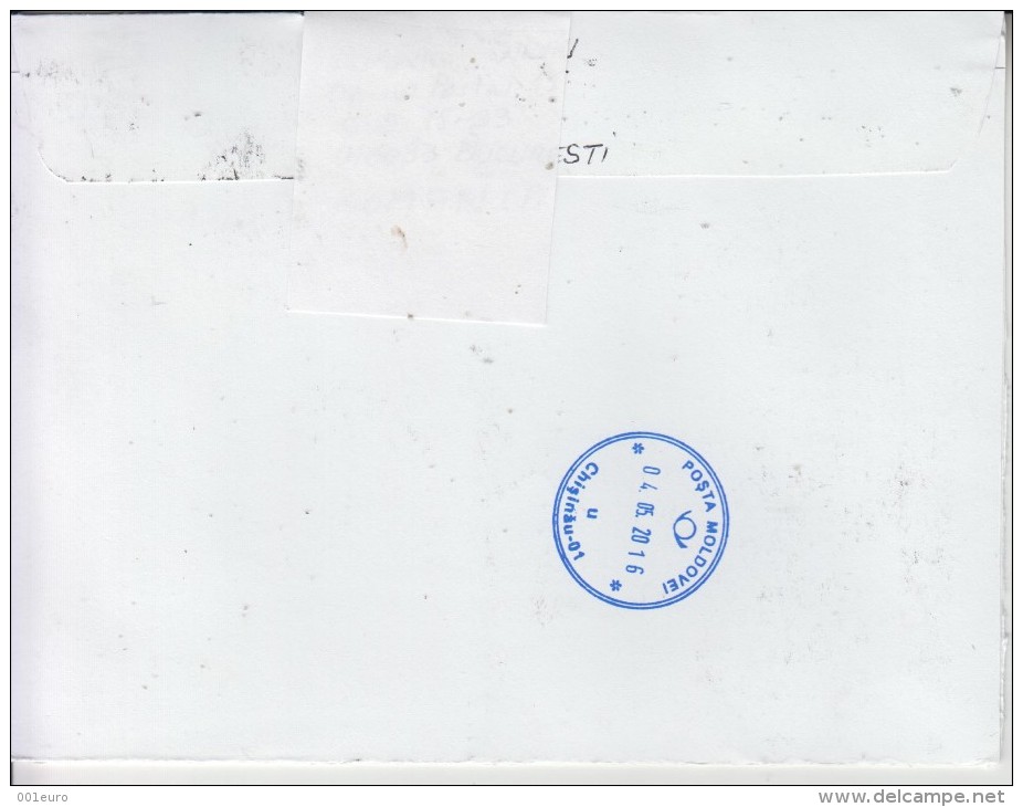 ROMANIA : JUDAICA On Cover Circulated To MOLDOVA REPUBLIC - Envoi Enregistre! Registered Shipping! - Used Stamps