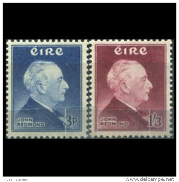 IRELAND 1957 - Scott# 157-8 J.E.Redmond Set Of 2 MNH - Ungebraucht