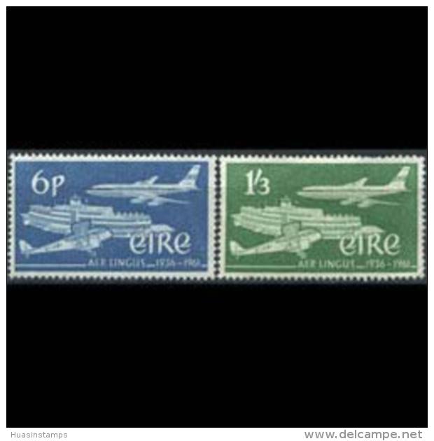 IRELAND 1961 - Scott# 177-8 Airlines-Planes Set Of 2 LH - Ungebraucht