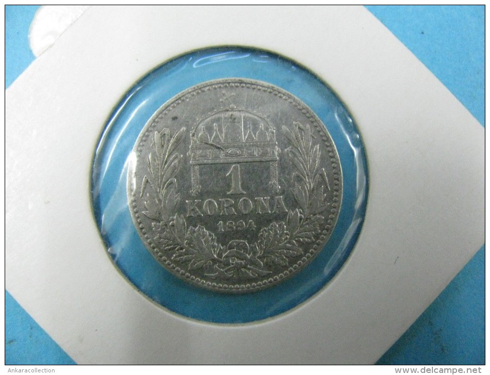 AC - HUNGARY / SILVER 1 KORONA / 1894 - Hungary