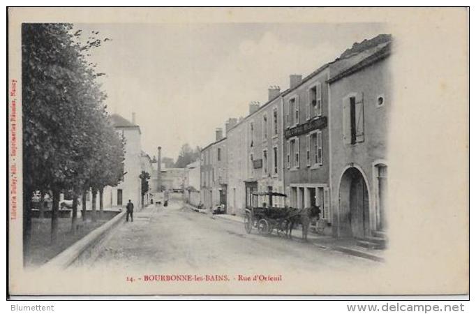 CPA Haute Marne Non Circulé Bourbonne Les Bains Attelage - Bourbonne Les Bains