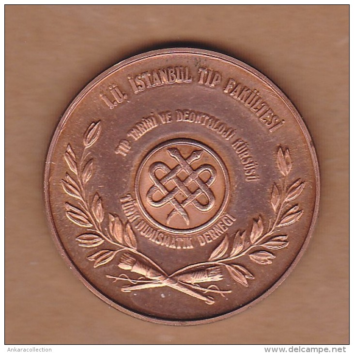 AC - THOUSAND BIRTH YEAR OF IBNI SINA AVICENNA, SCIENTIST, DOCTOR COMMEMORATIVE COPPER MEDALLION 1980, TURKEY - Other & Unclassified