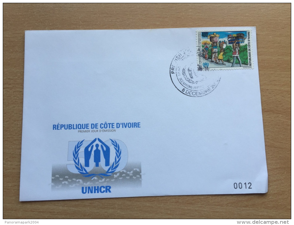 Côte D´Ivoire Ivory Coast Elfenbeinküste 2000 FDC UNHCR United Nations UNO ONU UN Mi. 1268 - Ivory Coast (1960-...)