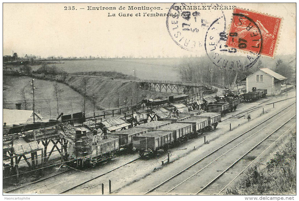 Environs De Montlucon : Gare De Chamblet Néris Les Bains - Altri & Non Classificati