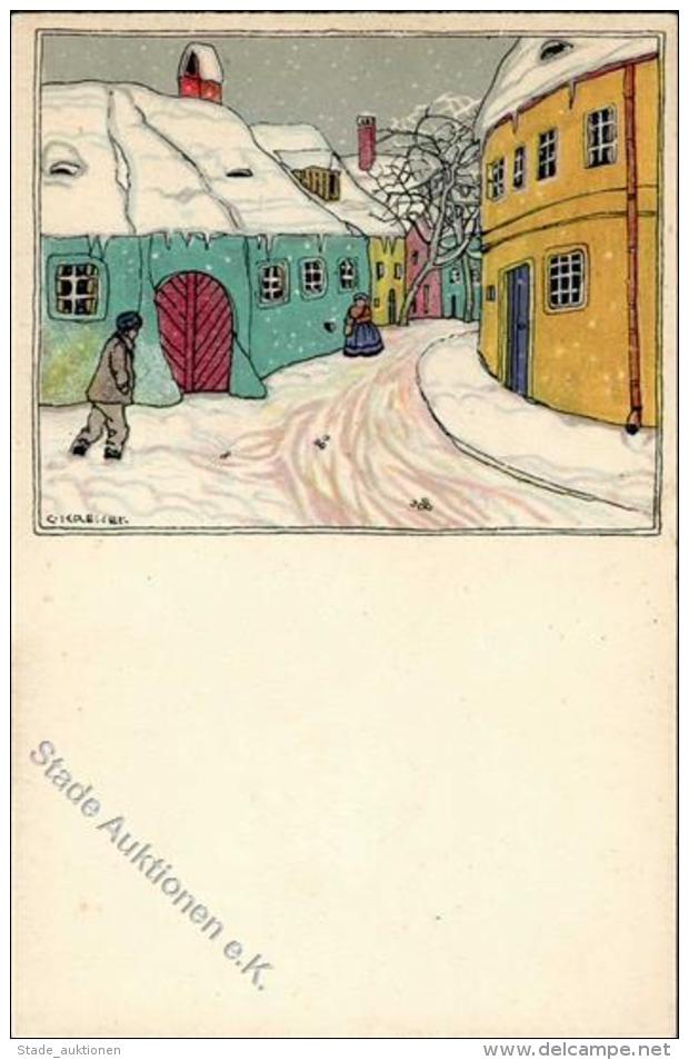 Wiener Werkstätte Nr. 909 Krenek, Carl Häuser Im Schnee I-II - Unclassified