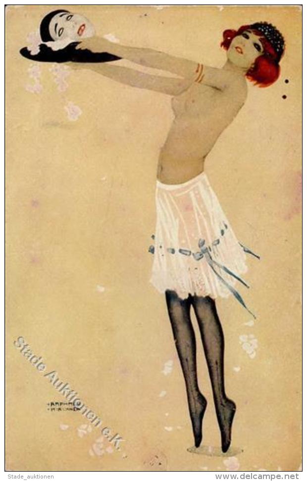 Kirchner, R. Salome Montmartroise Künstlerkarte I-II - Kirchner, Raphael