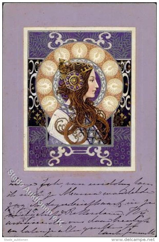 Jugendstil Künstler-Karte I-II Art Nouveau - Unclassified
