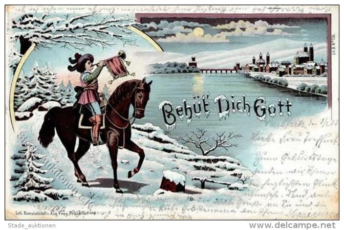 BEHÜT DICH GOTT - WINTERLITHO 1903, I-II - Unclassified