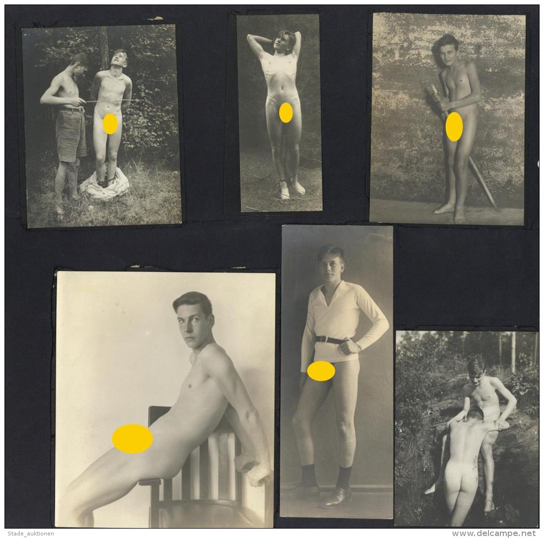 Erotik Männer Lot Mit 6 Fotos Div. Formate I-II Erotisme - Unclassified