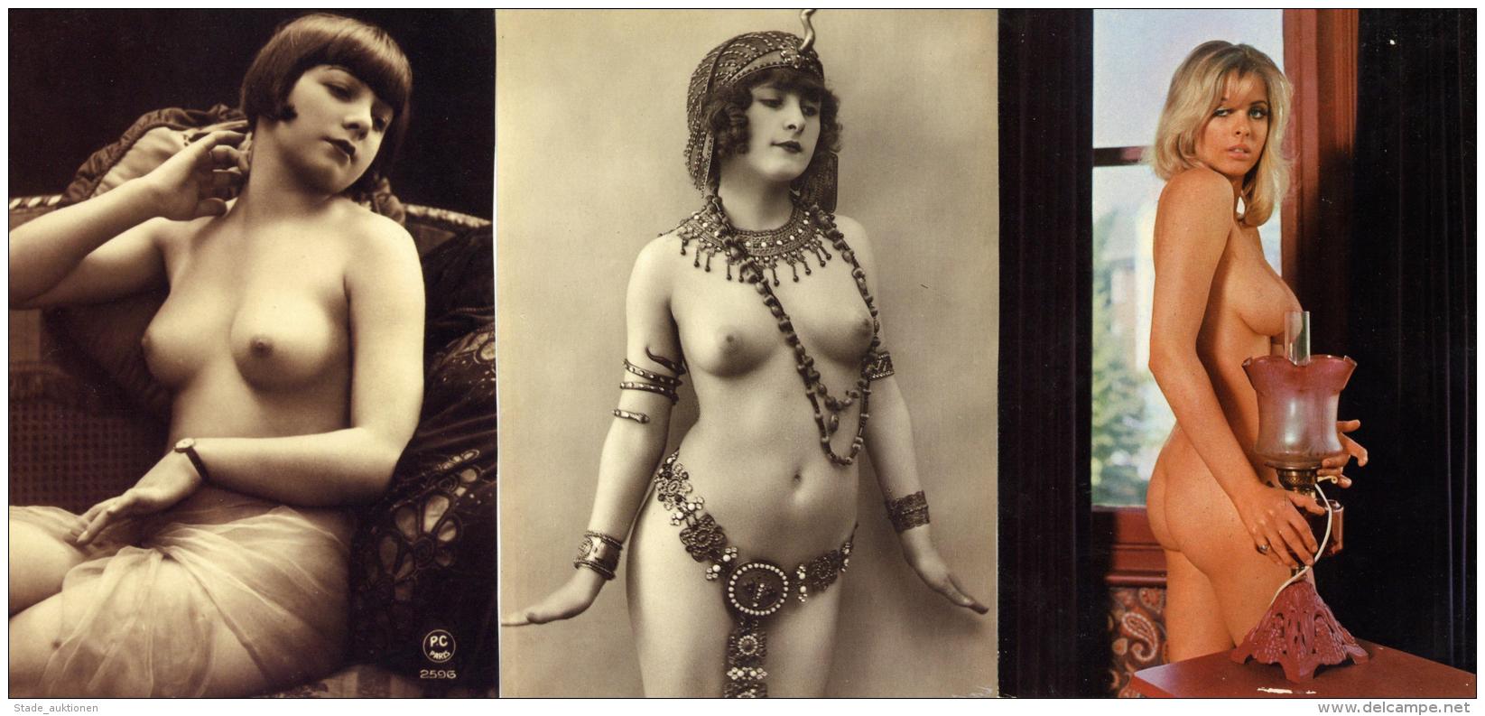 Erotik Pin Up Und Repros Von Alten Erotik Karten Album Mit Circa 190 Ansichtskarten I-II Erotisme - Unclassified