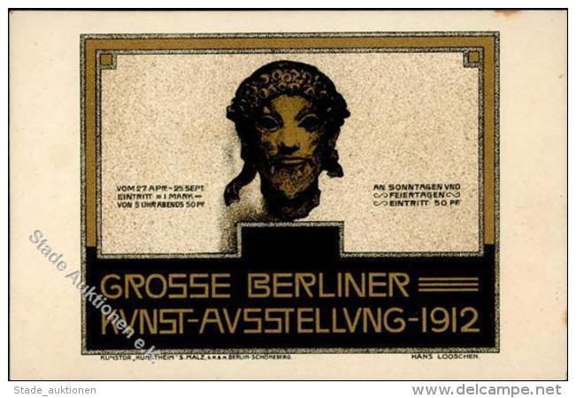 Kunstgeschichte Berlin Berlin, U Sign. Looschen, Hans Ausstellung 1912 I-II Expo - Unclassified