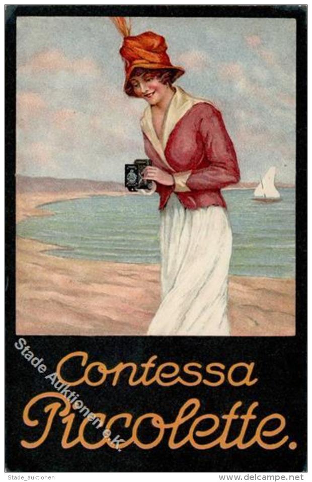 Fotoapparat Contessa Piccolette Künstlerkarte I-II Caméra - Unclassified