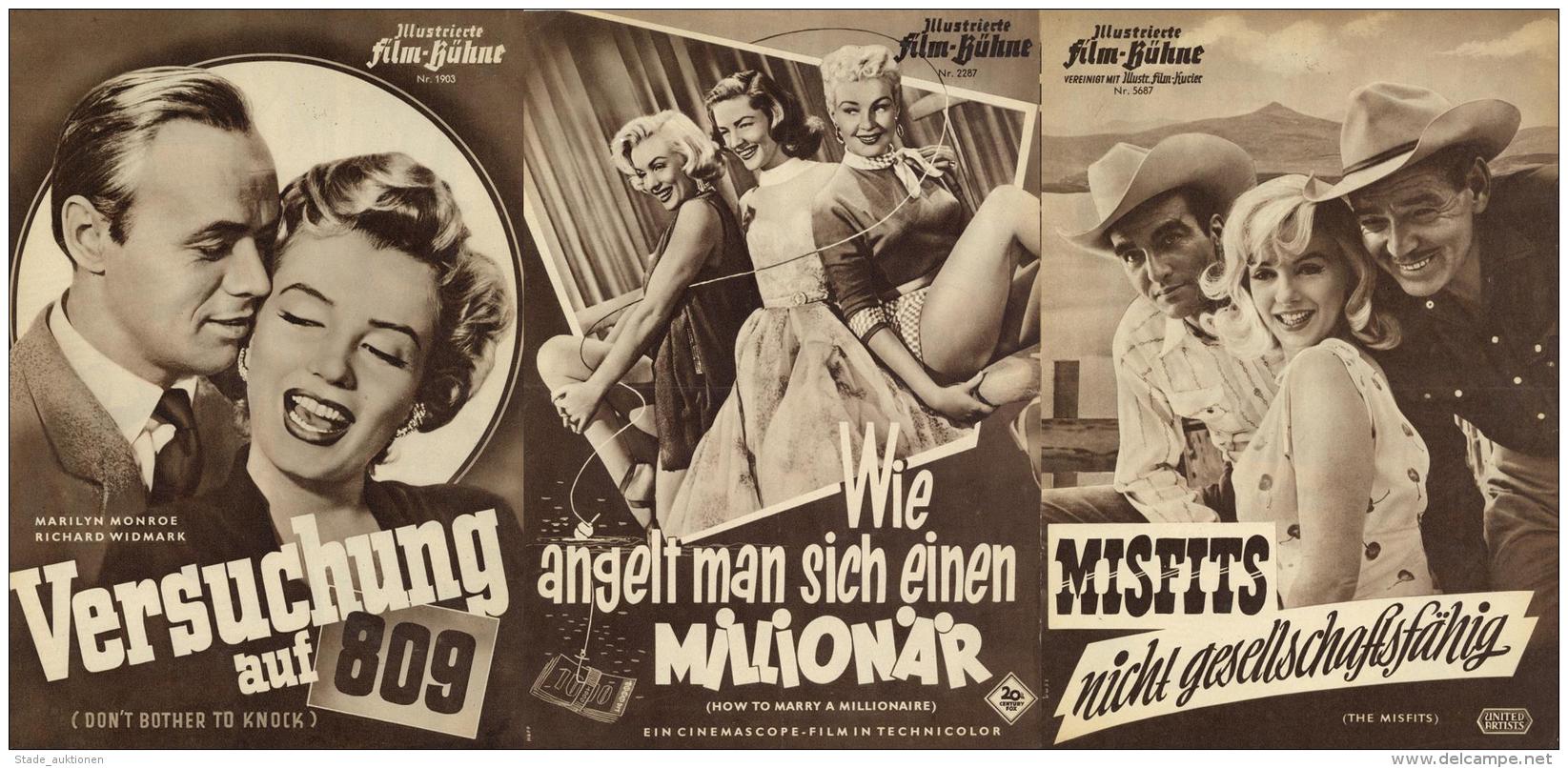Film Lot Mit 18 Illustrierte Film Bühne Monroe, Marilyn Filme I-II (3x Doppelt) - Mecki