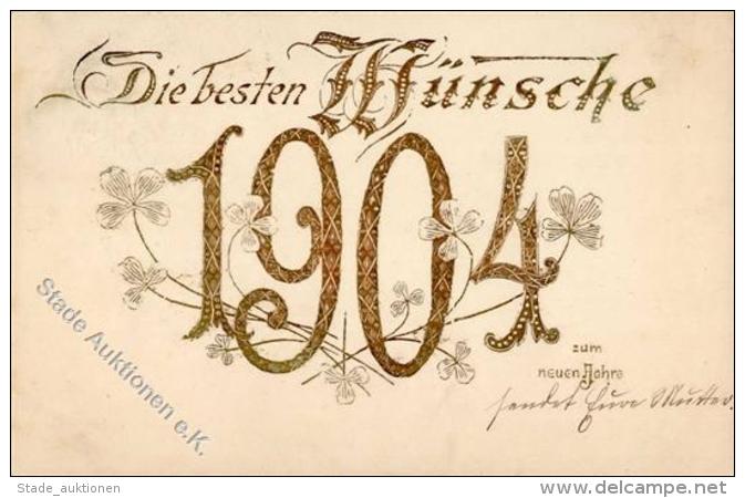 Jahreszahl 1904 Prägedruck I-II - Unclassified