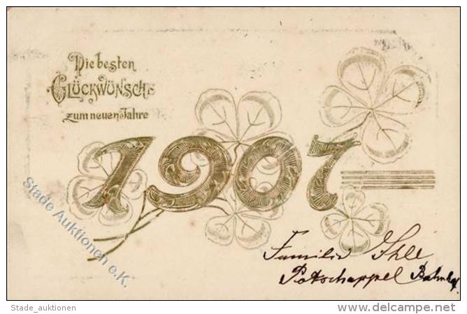 Jahreszahl 1907 Prägedruck I-II - Unclassified