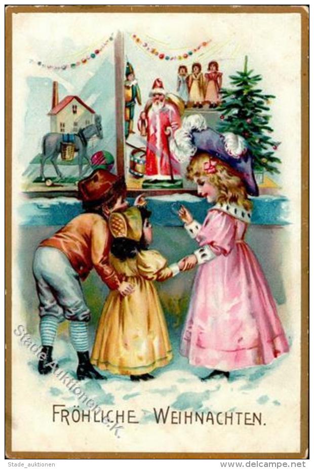 Weihnachtsmann Kinder  Lithographie 1903 I-II Pere Noel - Unclassified