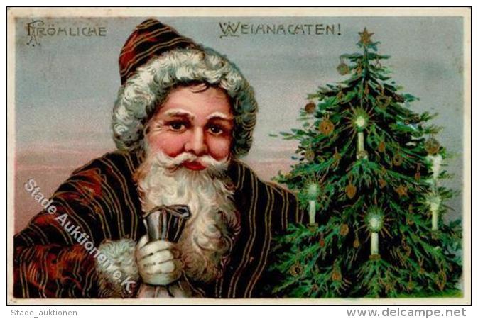 Weihnachtsmann Prägedruck 1908 I-II Pere Noel - Unclassified