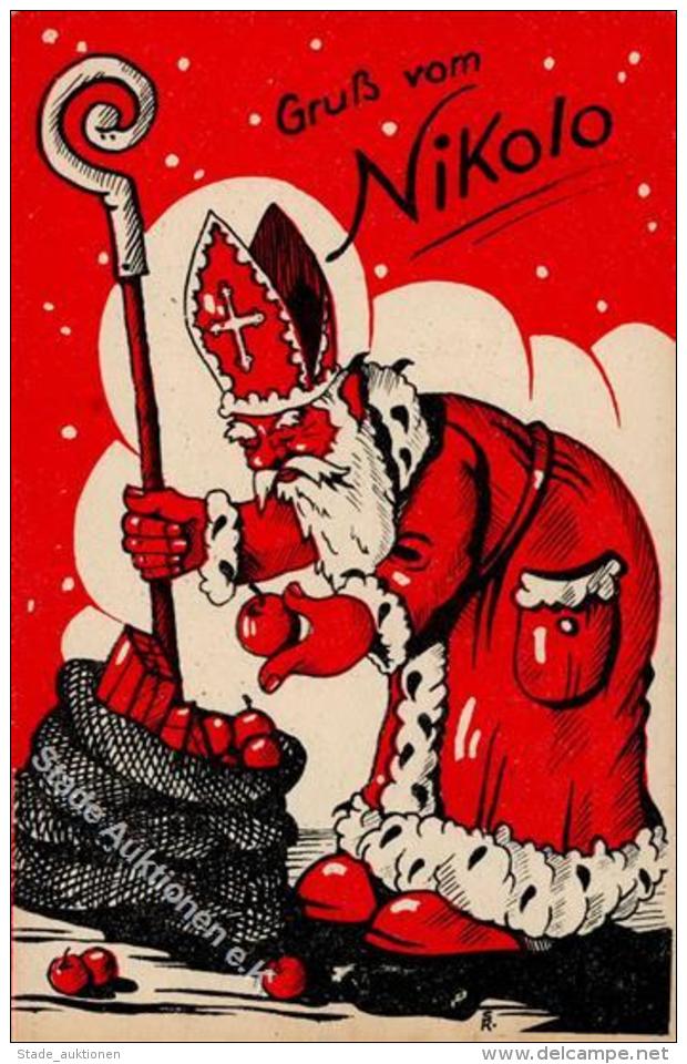 Nikolaus Künstlerkarte I-II Pere Noel - Unclassified