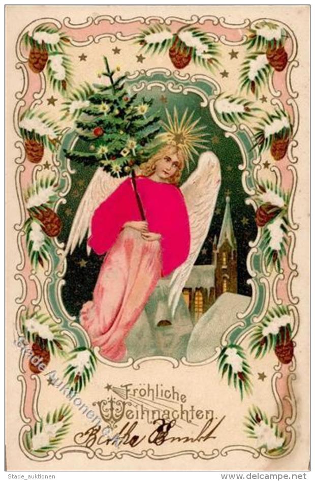 Engel Weihnachten Prägedruck 1903 I-II Noel Ange - Unclassified