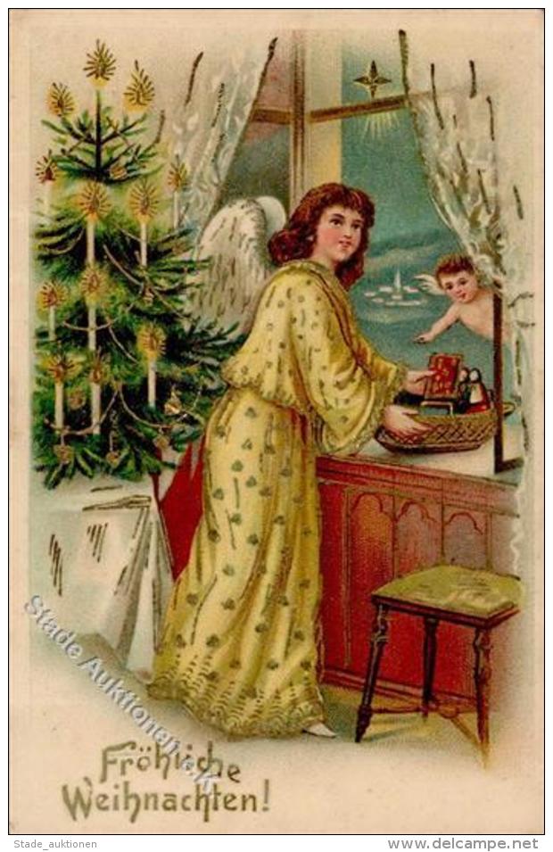 Engel Weihnachten Prägedruck 1905 I-II Noel Ange - Unclassified