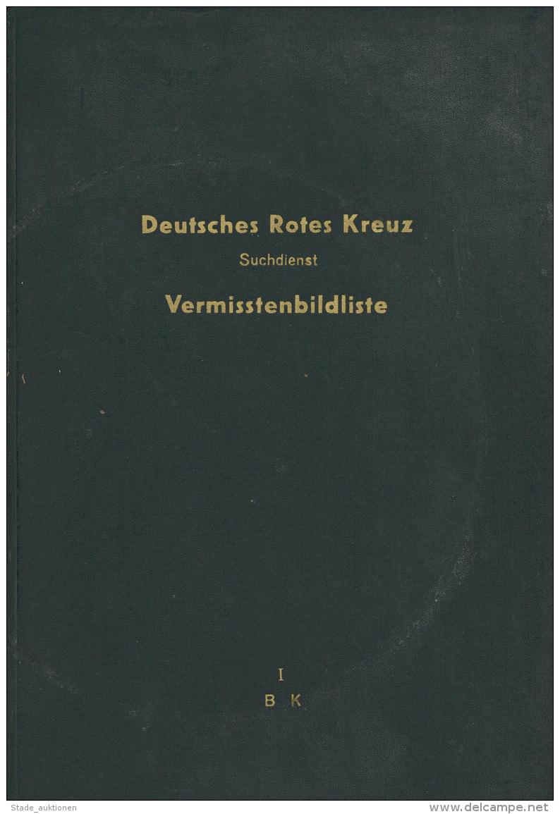 Rotes Kreuz Buch 3 Bände DRK Suchdienst Vermisstenbildliste 1956-57 Mit Kartenskizzen Ca. 2290 Seiten I-II (Einb&au - Red Cross