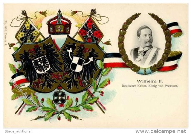 KAISER WILHELM II - Prägekarte Deutscher Kaiser, König Von Preussen",I" - Unclassified