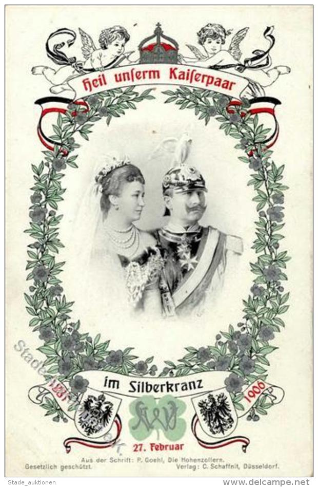 KAISER WILHELM II - SILBERHOCHZEIT1906, I-II - Unclassified
