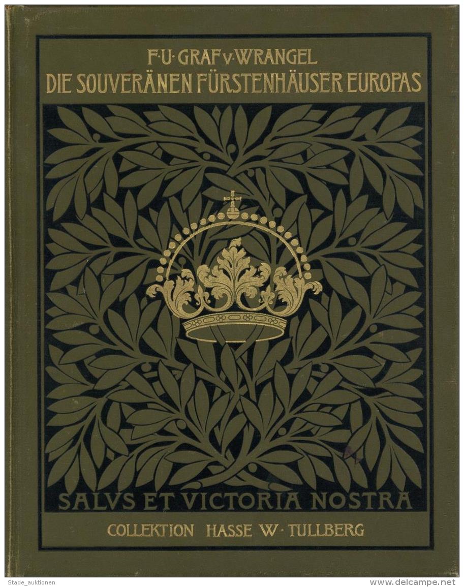 Adel Buch Die Souveränen Fürstenhäuser Europas Wrangel, F. U. Graf V. 1898 Verlag K. F. Koehler 331 Seite - Unclassified
