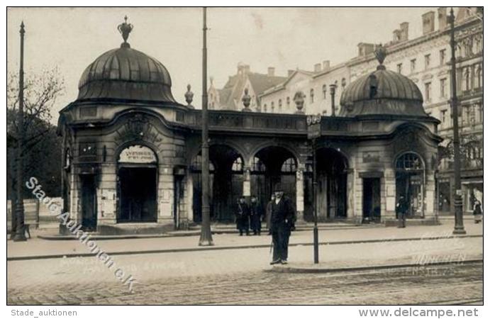 Politik München (8000) Revolution 1919 Stachus Foto AK I-II - Autres & Non Classés