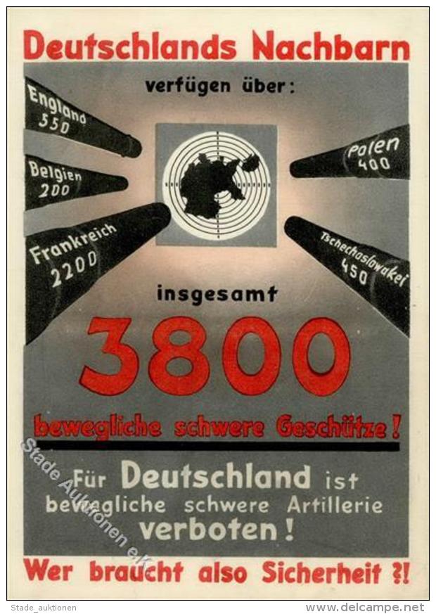 WK II Propagandakarte DEUTSCHLANDS NACHBARN" I" - Unclassified