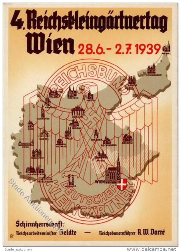 WK II Wien 4. Reichskleingärtnertag WK II I-II - Unclassified