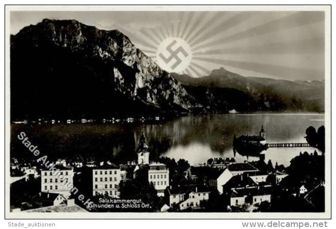 Aufgehende Sonne WK II - GMUNDEN Salzkammergut I-II - Unclassified