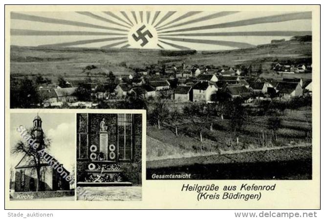 Aufgehende Sonne WK II - Heilgrüße Aus KEFENROD,Kr.Büdingen I - Unclassified