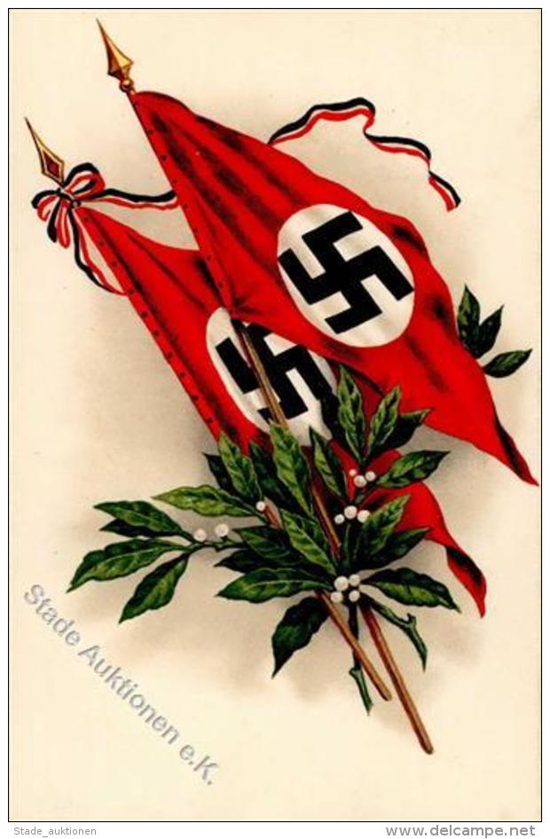 FAHNE/STANDARTE WK II - Doppelflagge - S-o 1938 I - Unclassified