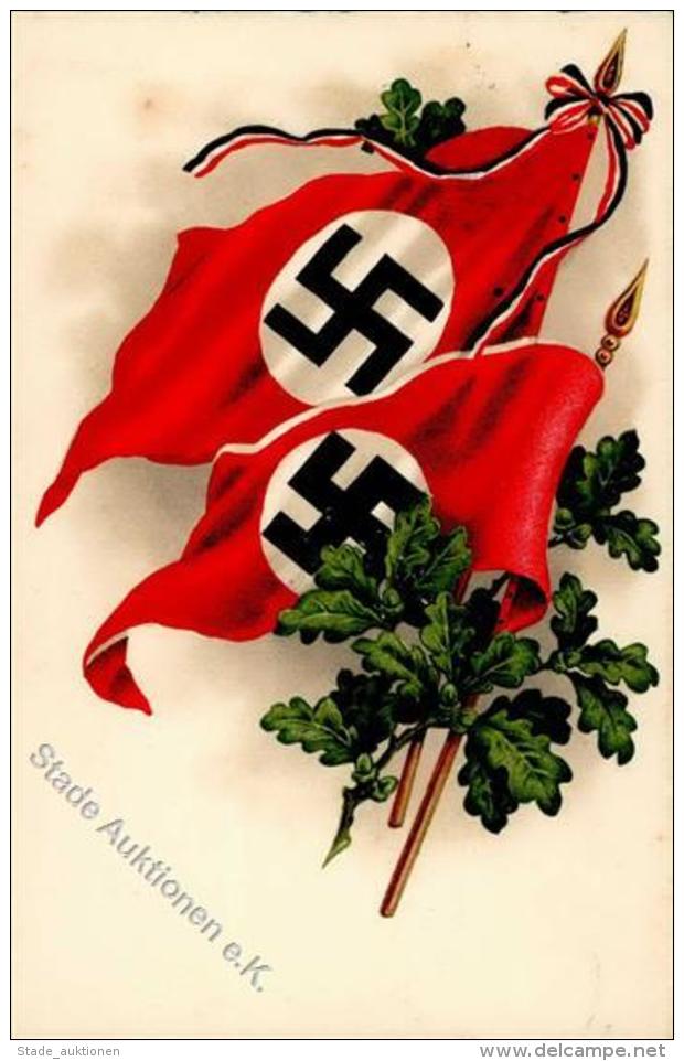 FAHNE/STANDARTE WK II - Doppelflagge - S-o 1938 I - Unclassified