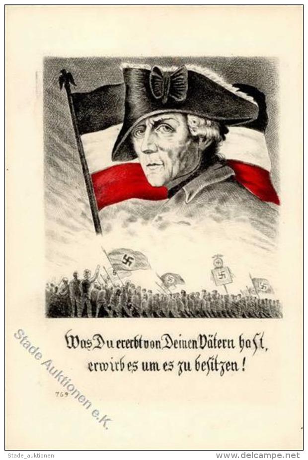 RADIERUNG-Propagandakarte - Friedrich Der Große" I" - Unclassified