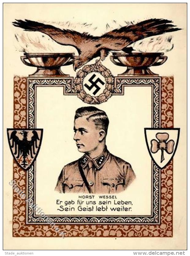 HORST WESSEL WK II - Propaganda-Spendenkarte Für Wessel-Gedenkstein I - Unclassified