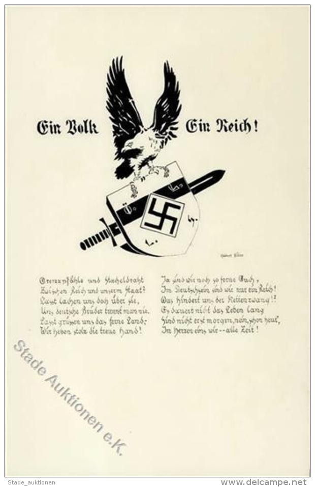 ÖSTERREICH-ANSCHLUSS 1938 WK II - EIN VOLK - EIN REICH" I" - Unclassified