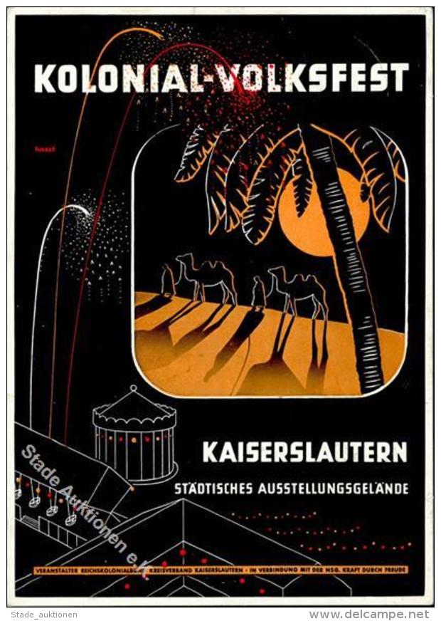 KAISERSLAUTERN - KOLONIAL-VOLKSFEST 1938 Mit S-o I - Unclassified