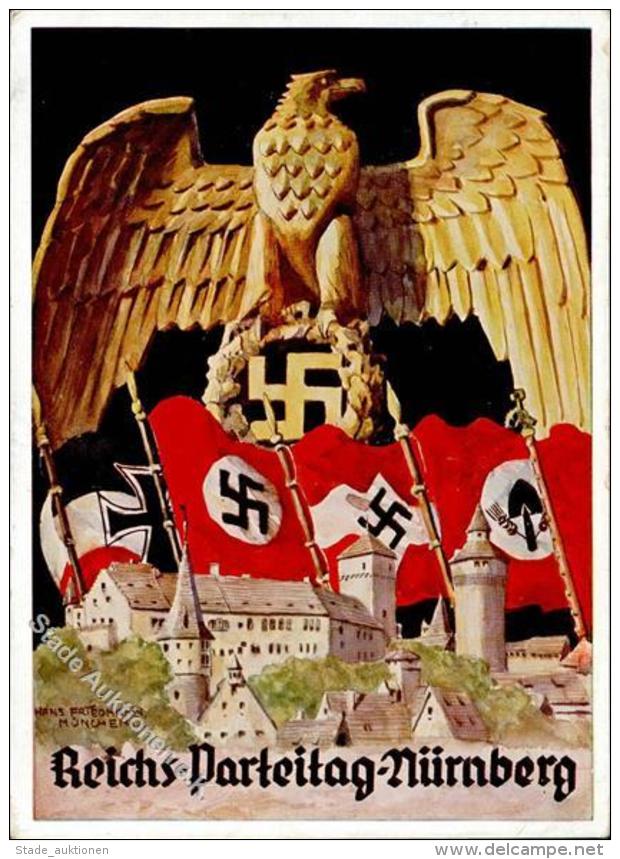 Reichsparteitag Nürnberg (8500) WK II 1935 Sign. Friedmann, Hans  Künstler-Karte I-II - Unclassified