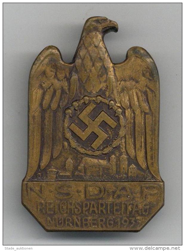 RP NÜRNBERG 1933 WK II - NSDAP-ABZEICHEN/ANSTECKER, I - Unclassified