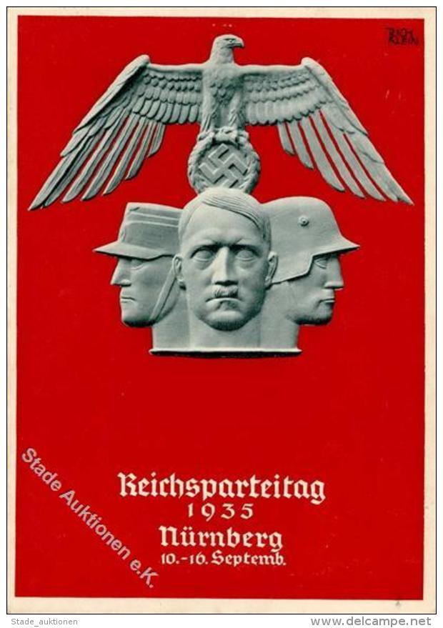 RP NÜRNBERG 1935 WK II - Festpostkarte Mit S-o, I-II - Non Classificati